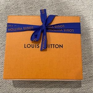 Louis Vuitton Gift Box with Blue Ribbon (unused)